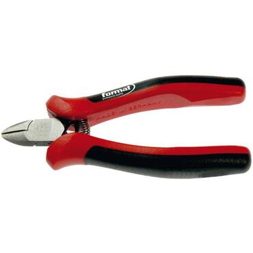 Electronics side cutting pliers, round head without facet, multicomponent handle type 5329